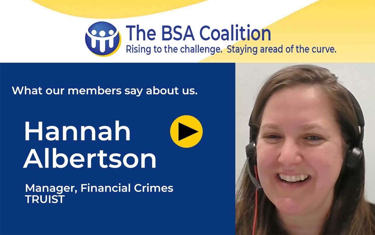 Hannah Albertson, Manager, Financial Crimes, Trust